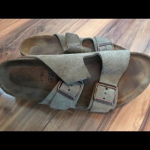 Tan Birkenstocks